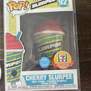 Funko Cherry Slurpee Glitter Figure - Red, Blue, Yellow